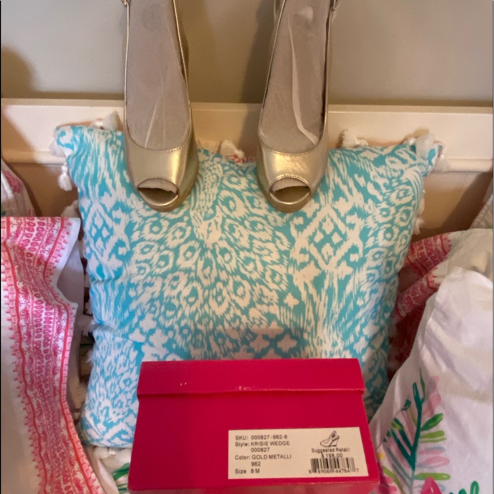 NIB Lilly Pulitzer Krisie Wedge / Size 8
